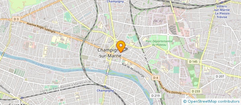 localisation de l'entreprise MONSIEUR DAN TOUATI à CHAMPIGNY-SUR-MARNE