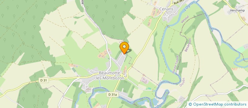 localisation de l'entreprise MONSIEUR DAN TOURNIER  BEAUMOTTE-AUBERTANS