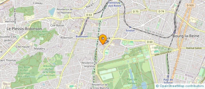 localisation de l'entreprise MONSIEUR DAN UNGUREANU à SCEAUX