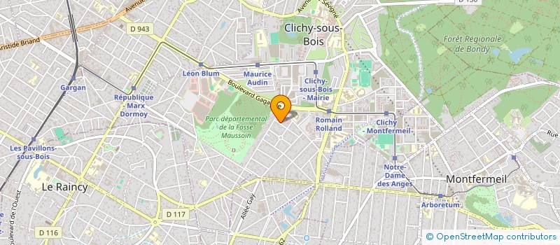 localisation de l'entreprise MONSIEUR DAN USTICENCO à CLICHY-SOUS-BOIS