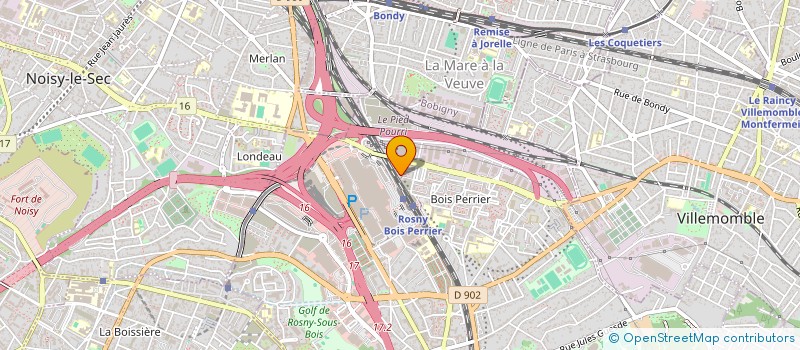 localisation de l'entreprise MONSIEUR DAN ZHANG à ROSNY-SOUS-BOIS