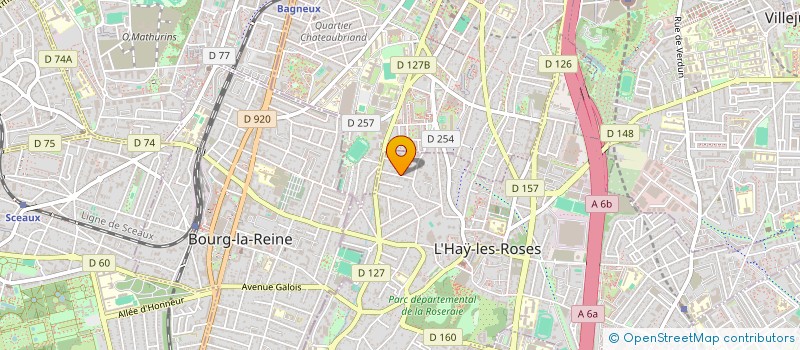 localisation de l'entreprise MONSIEUR DANA BRIGGS  L'HAY-LES-ROSES