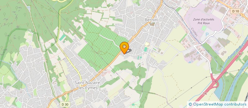 localisation de l'entreprise MONSIEUR DANA GRECKA  BERNIN