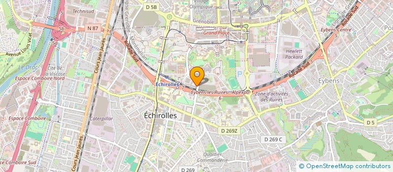 localisation de l'entreprise MONSIEUR DANCIU CALDARAR à ECHIROLLES