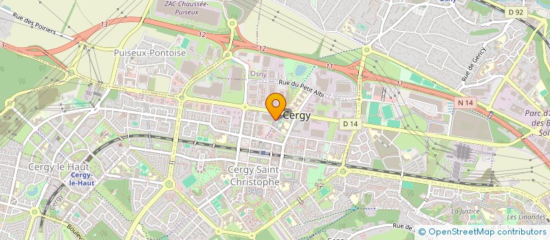 localisation de l'entreprise MONSIEUR DANCIU CIURAR à CERGY