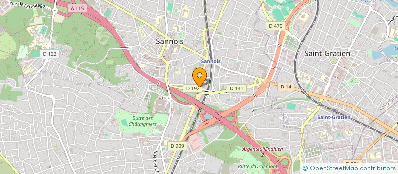 localisation de l'entreprise MONSIEUR DANE FRANCOIS  SANNOIS