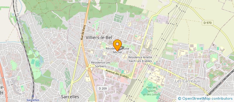 localisation de l'entreprise MONSIEUR DANECE POLYNICE  VILLIERS-LE-BEL