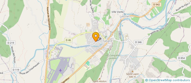 localisation de l'entreprise MONSIEUR DANEIL KALANYOS  TALLARD