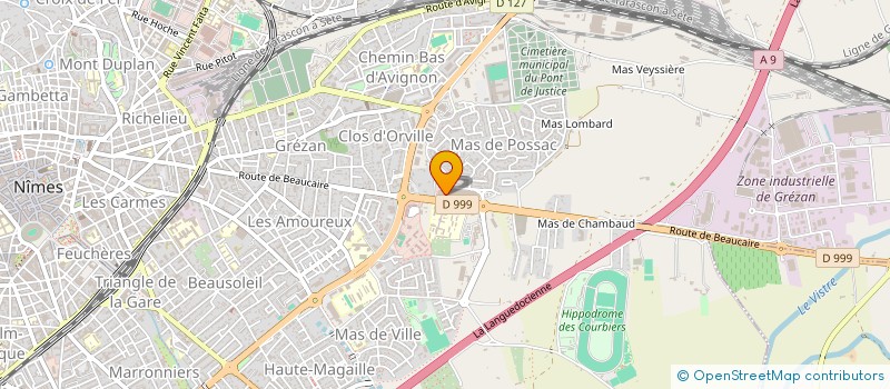 localisation de l'entreprise MONSIEUR DANELLO NAVERI  NIMES