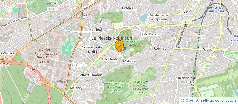 localisation de l'entreprise MONSIEUR DANETIS TISSEYRE à LE PLESSIS-ROBINSON