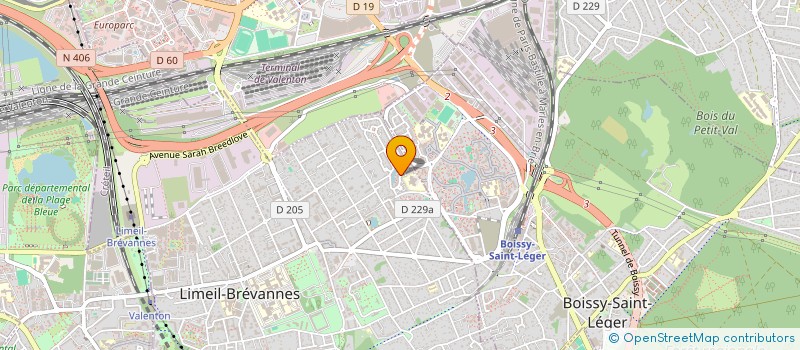 localisation de l'entreprise MONSIEUR DANG KHOA BUI  LIMEIL-BREVANNES