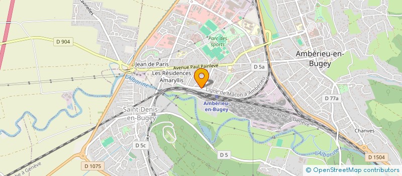 localisation de l'entreprise MONSIEUR DANG NGUYEN à AMBERIEU-EN-BUGEY