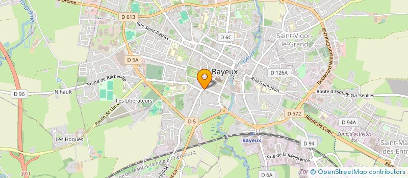 localisation de l'entreprise MONSIEUR DANH NGUYEN  BAYEUX