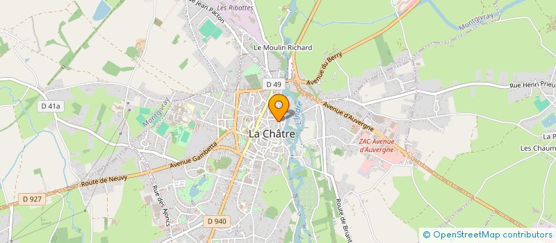 localisation de l'entreprise MONSIEUR DANI BENSALAH à LA CHATRE