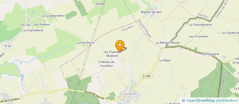 localisation de l'entreprise MONSIEUR DANI BOUCHET  NOYANT-VILLAGES