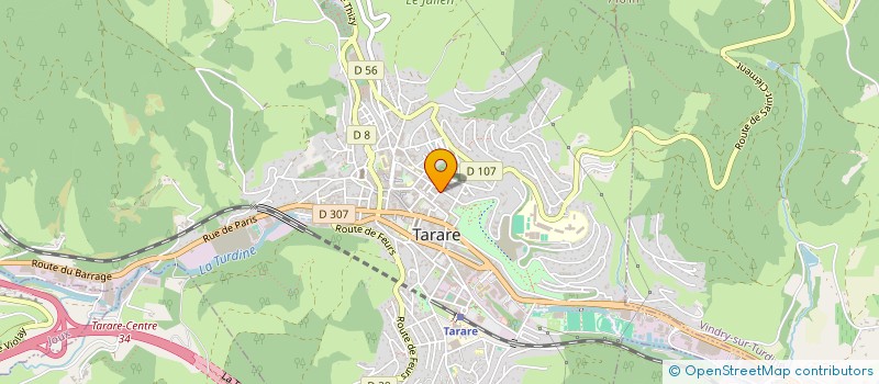 localisation de l'entreprise MONSIEUR DANI FERATOVIC  TARARE