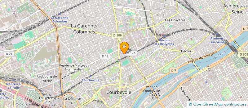 localisation de l'entreprise MONSIEUR DANI SALIM ABI ASSI à COURBEVOIE