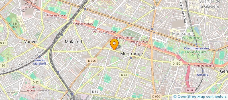 localisation de l'entreprise MONSIEUR DANIAL DANIAL SAWARI  MONTROUGE