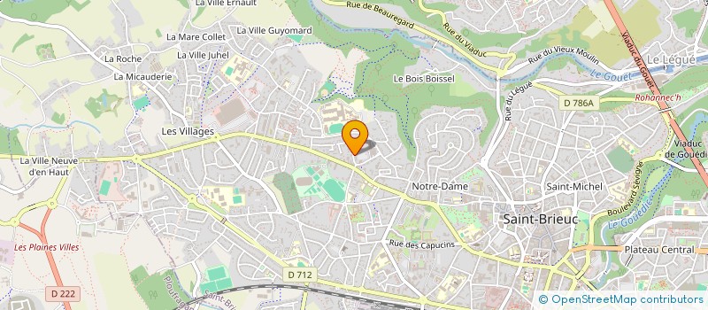 localisation de l'entreprise MONSIEUR DANIALOU DAMALA à SAINT-BRIEUC