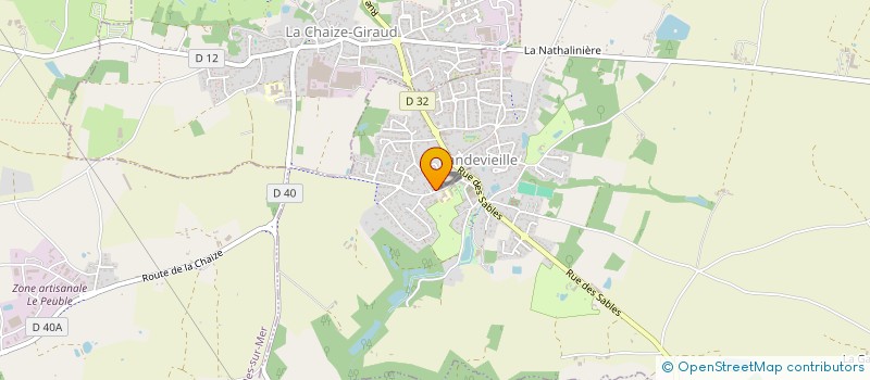 localisation de l'entreprise MONSIEUR DANICK BOULFOUL à LANDEVIEILLE