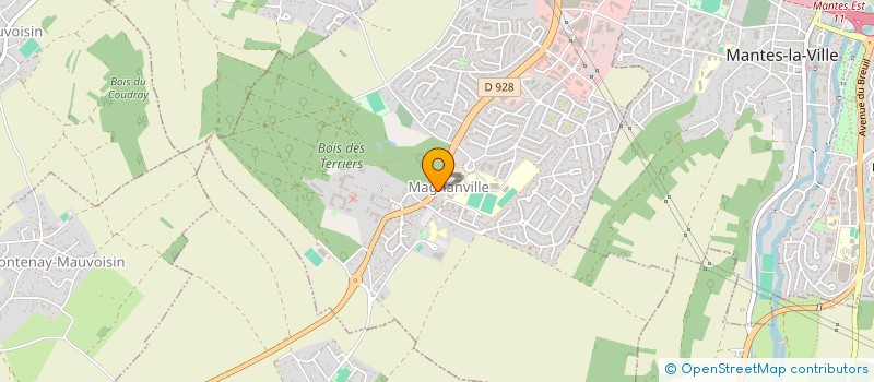 localisation de l'entreprise MONSIEUR DANIE PESLIER  MAGNANVILLE