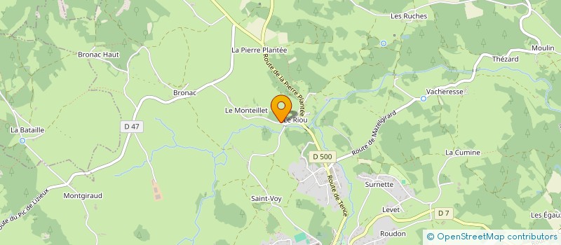 localisation de l'entreprise MONSIEUR DANIEL ABEL  LE MAZET SAINT VOY