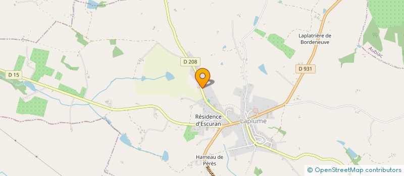 localisation de l'entreprise MONSIEUR DANIEL ABELLA  LAPLUME