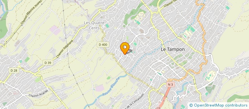 localisation de l'entreprise MONSIEUR DANIEL ABMON  LE TAMPON