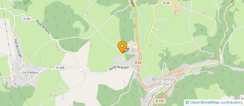 localisation de l'entreprise MONSIEUR DANIEL ADAM à PLOMBIERES-LES-BAINS