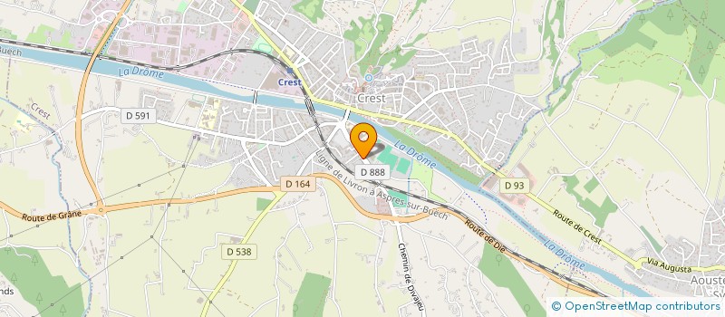 localisation de l'entreprise MONSIEUR DANIEL ADAM  CREST