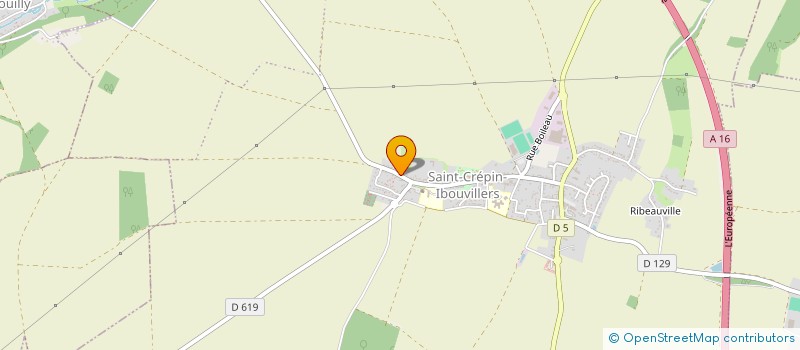 localisation de l'entreprise MONSIEUR DANIEL ADELINE  SAINT-CREPIN-IBOUVILLERS