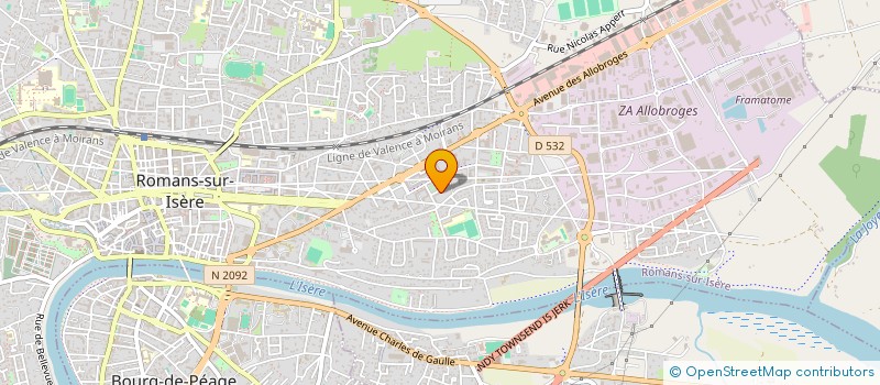 localisation de l'entreprise MONSIEUR DANIEL AIT ARAB  ROMANS-SUR-ISERE
