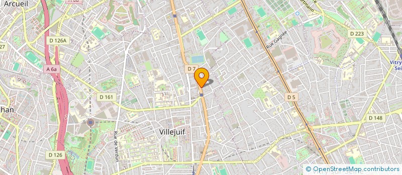 localisation de l'entreprise MONSIEUR DANIEL ALAIN  VILLEJUIF