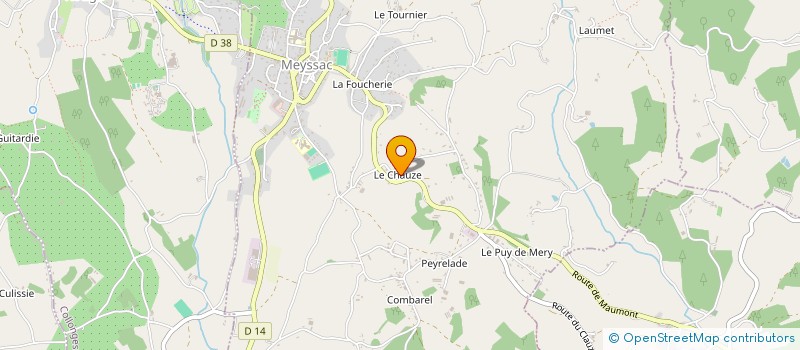 localisation de l'entreprise MONSIEUR DANIEL ALBERT  SAILLAC