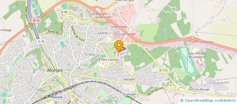 localisation de l'entreprise MONSIEUR DANIEL ALLAIN  MORLAIX