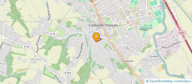 localisation de l'entreprise MONSIEUR DANIEL ALLAIN à CASTANET-TOLOSAN