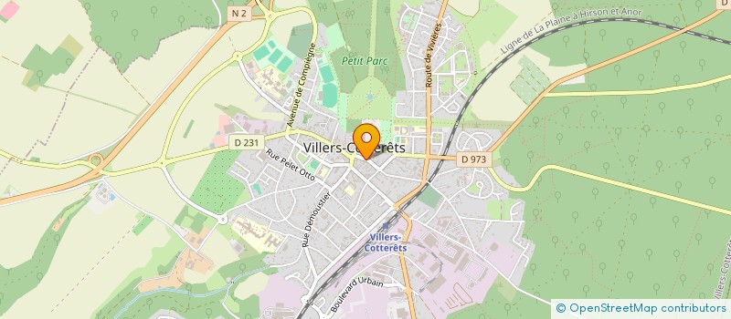 localisation de l'entreprise MONSIEUR DANIEL ALLEGRA  VILLERS-COTTERETS