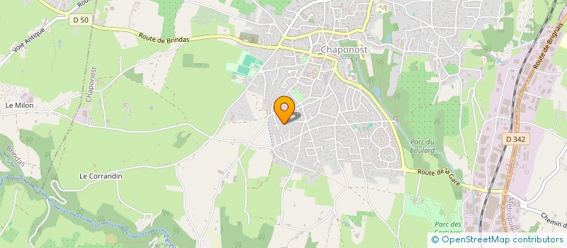 localisation de l'entreprise MONSIEUR DANIEL ALOTTO  CHAPONOST