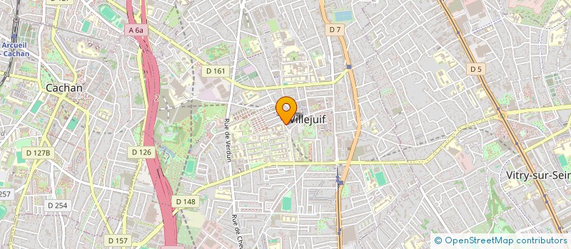 localisation de l'entreprise MONSIEUR DANIEL ALVAREZ  VILLEJUIF