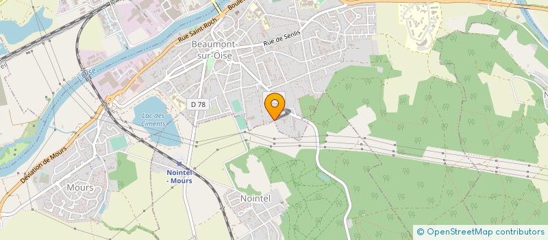 localisation de l'entreprise MONSIEUR DANIEL ALVAREZ FERNANDEZ  BEAUMONT-SUR-OISE