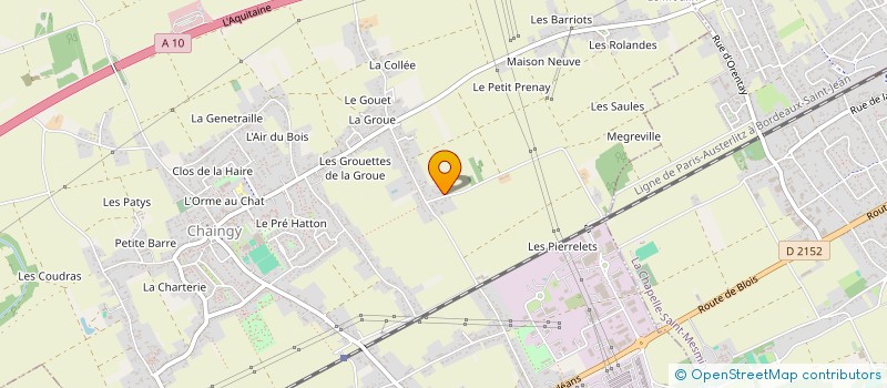 localisation de l'entreprise MONSIEUR DANIEL ALVES  CHAINGY