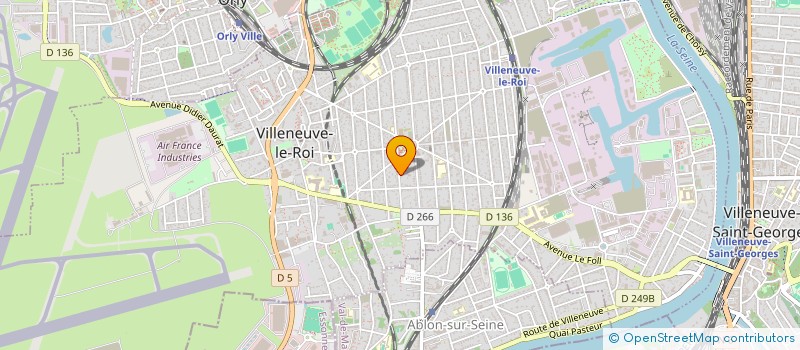 localisation de l'entreprise MONSIEUR DANIEL ALVES MARTINS à VILLENEUVE-LE-ROI