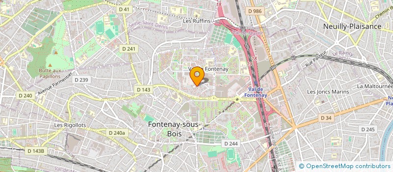 localisation de l'entreprise MONSIEUR DANIEL AMOUZOU à FONTENAY-SOUS-BOIS