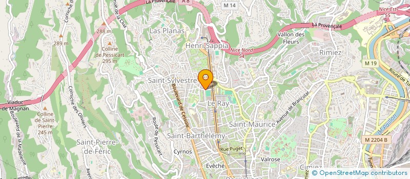 localisation de l'entreprise MONSIEUR DANIEL AMOYEL à NICE