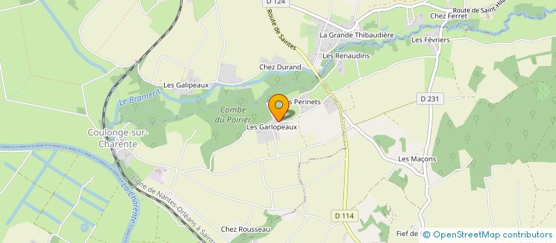 localisation de l'entreprise MONSIEUR DANIEL ANDRE ROBERT  SAINT-SAVINIEN