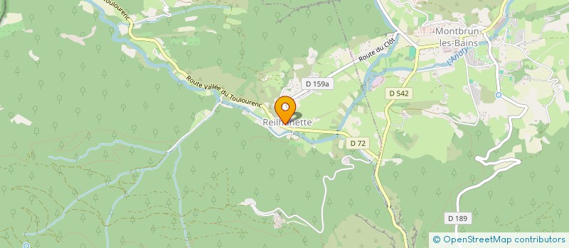 localisation de l'entreprise MONSIEUR DANIEL ANDREIS  FERRASSIERES