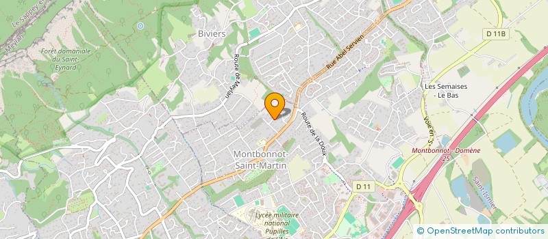 localisation de l'entreprise MONSIEUR DANIEL ANDRIEUX  MONTBONNOT-SAINT-MARTIN