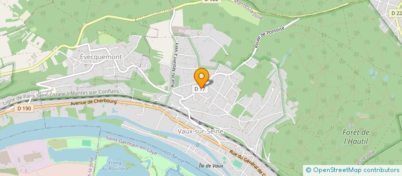 localisation de l'entreprise MONSIEUR DANIEL ANGELY  VAUX-SUR-SEINE