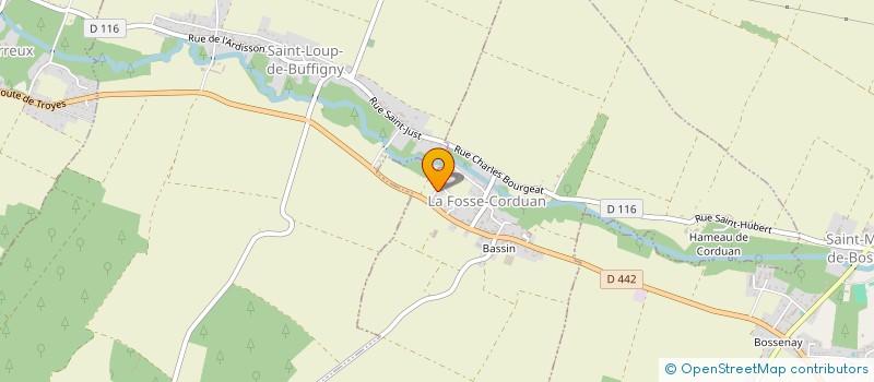 localisation de l'entreprise MONSIEUR DANIEL ANGHEL  LA FOSSE-CORDUAN
