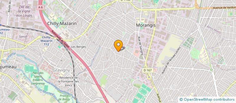 localisation de l'entreprise MONSIEUR DANIEL ANGLADE  MORANGIS